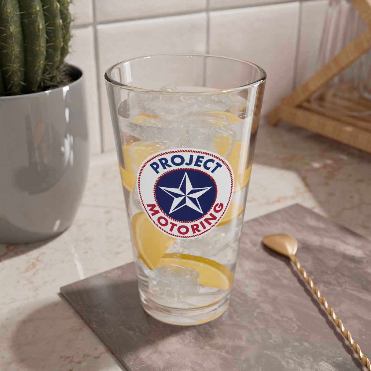 Project Motoring 16oz Mixing Glass