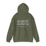 Project Motoring Team Hoodie, Rugged Gildan.