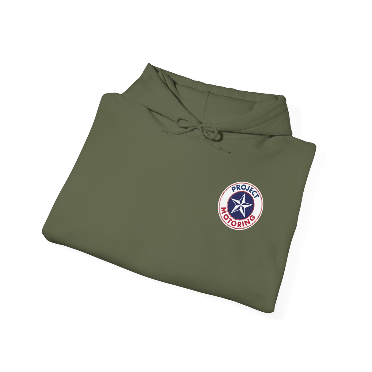 Project Motoring Team Hoodie, Rugged Gildan.