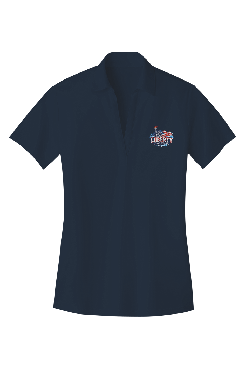 Womens Liberty Car Wash Flag Bubbles