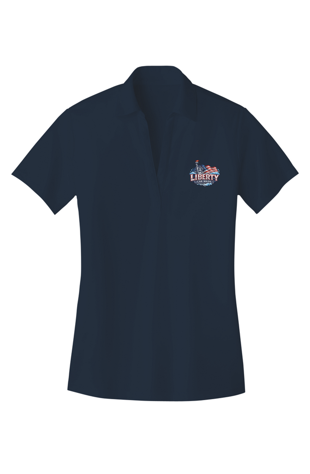 Womens Liberty Car Wash Flag Bubbles