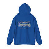 Project Motoring Team Hoodie, Rugged Gildan.