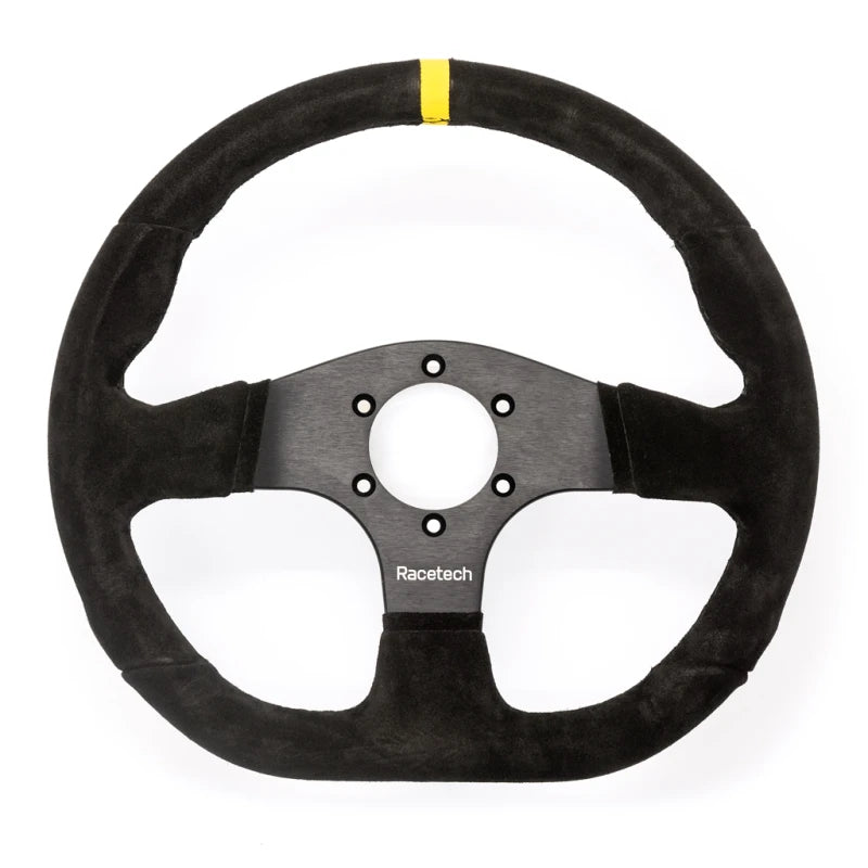 Racetech Flat Suede Wheel - 330mm flat bottom